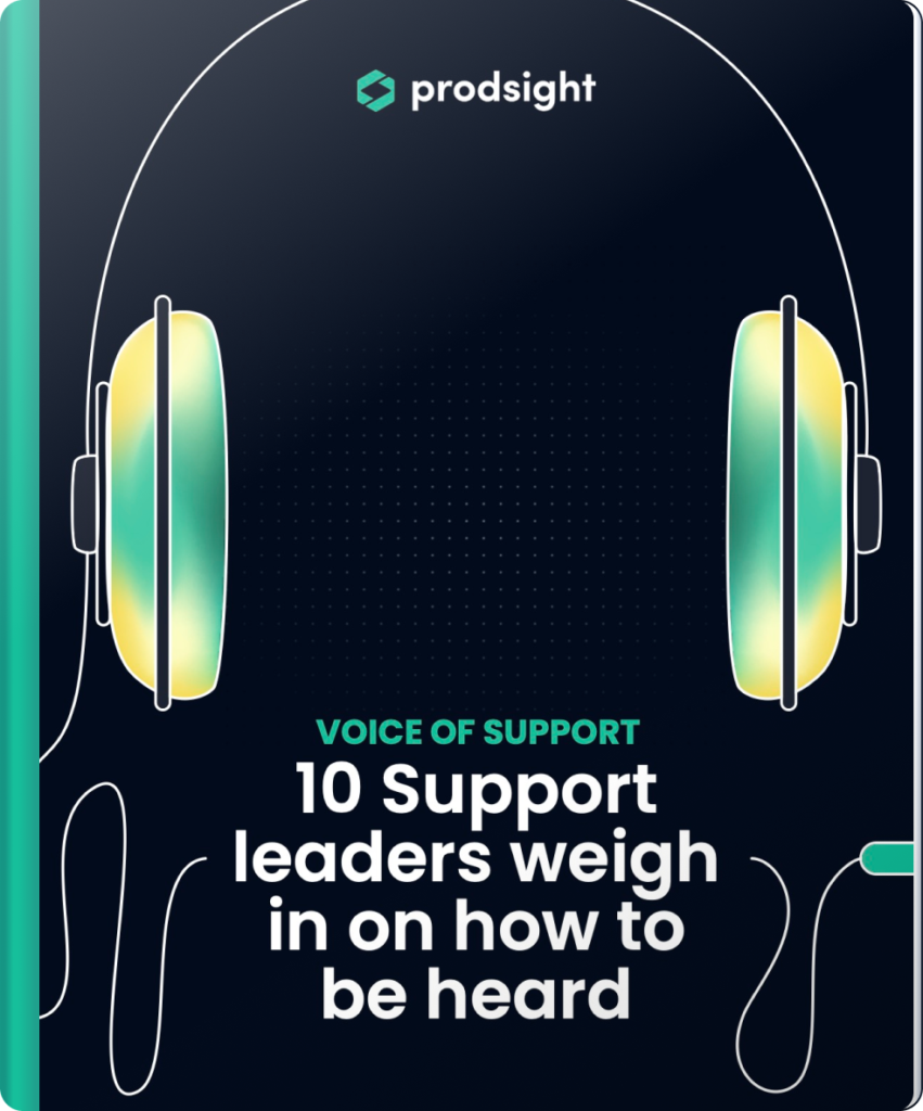 Prodsight Ebook - Voice of Support